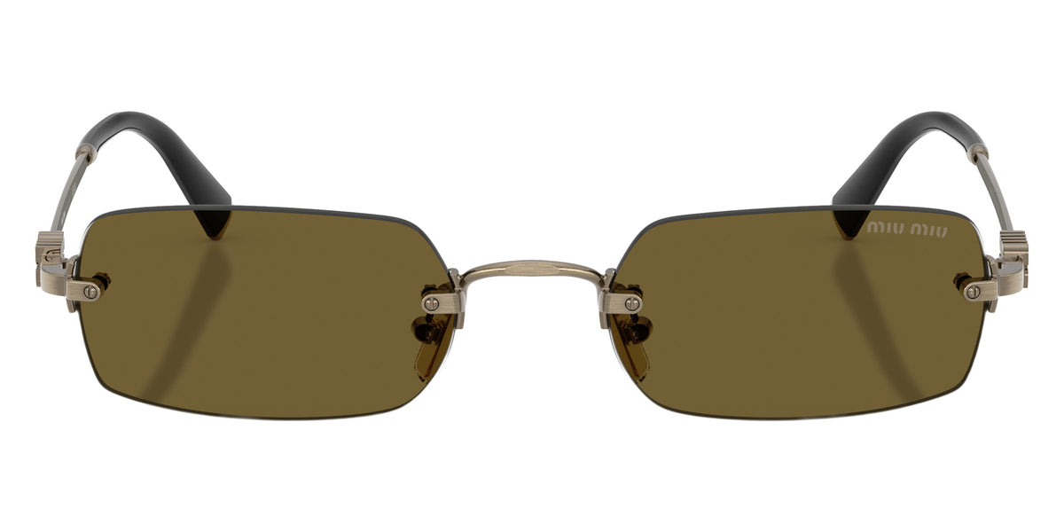 Miu Miu® MU B50S Sunglasses MU B50S 26C09Z 52 - Old Gold