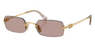Miu Miu® MU B50S Sunglasses MU B50S 5AK20I 52 - Gold
