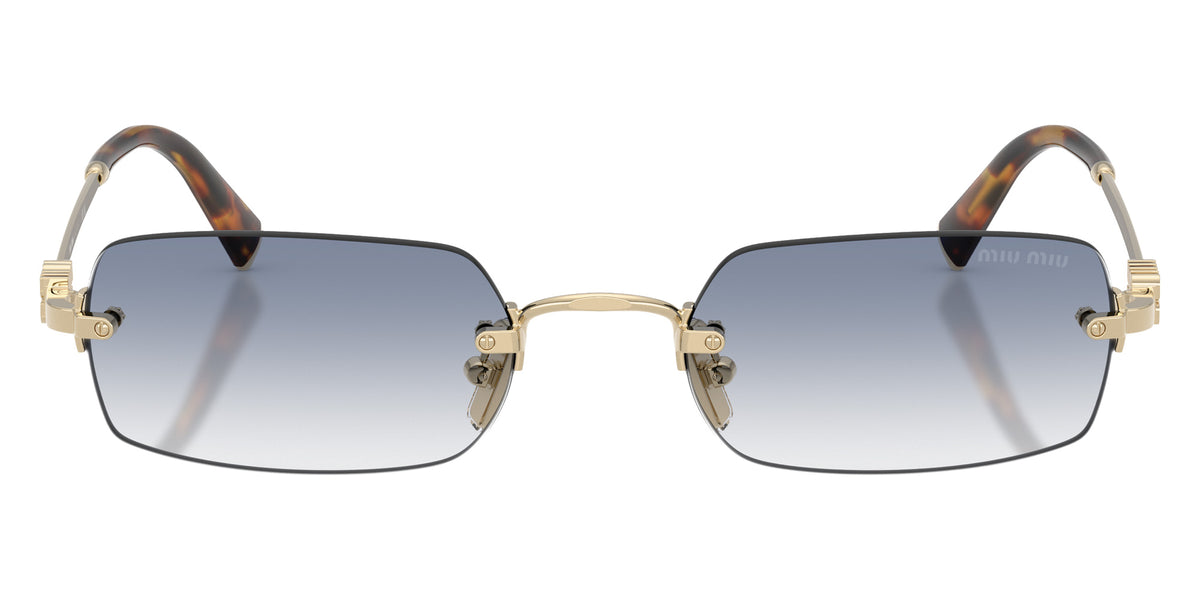 Miu Miu® MU B50S Sunglasses MU B50S ZVN80O 52 - Pale Gold