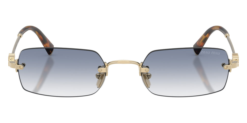 Miu Miu® MU B50S Sunglasses MU B50S ZVN80O 52 - Pale Gold