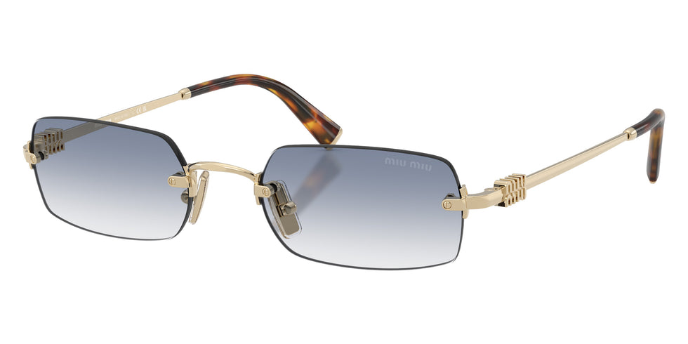 Miu Miu® MU B50S Sunglasses MU B50S ZVN80O 52 - Pale Gold