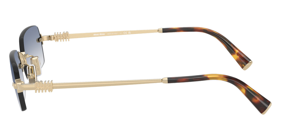 Miu Miu® MU B50S Sunglasses MU B50S ZVN80O 52 - Pale Gold