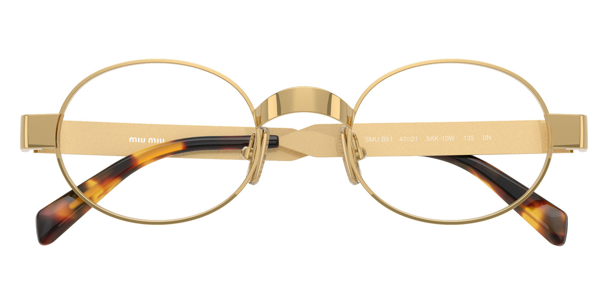 Miu Miu® MU B51S Sunglasses MU B51S 5AK10W 47 - Gold