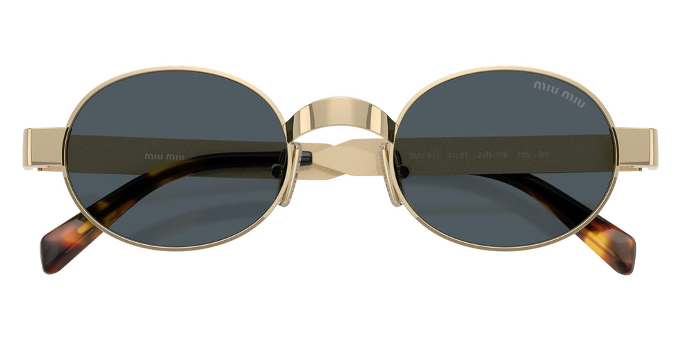 Miu Miu® MU B51S Sunglasses MU B51S ZVN70B 47 - Pale Gold