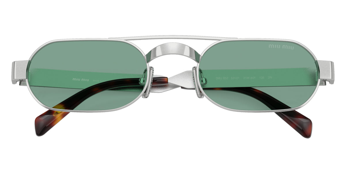 Miu Miu® MU B52S Sunglasses MU B52S 21M40Y 52 - Ancient Silver