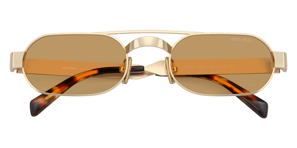 Miu Miu® MU B52S Sunglasses MU B52S 22M10Y 52 - Ancient Gold