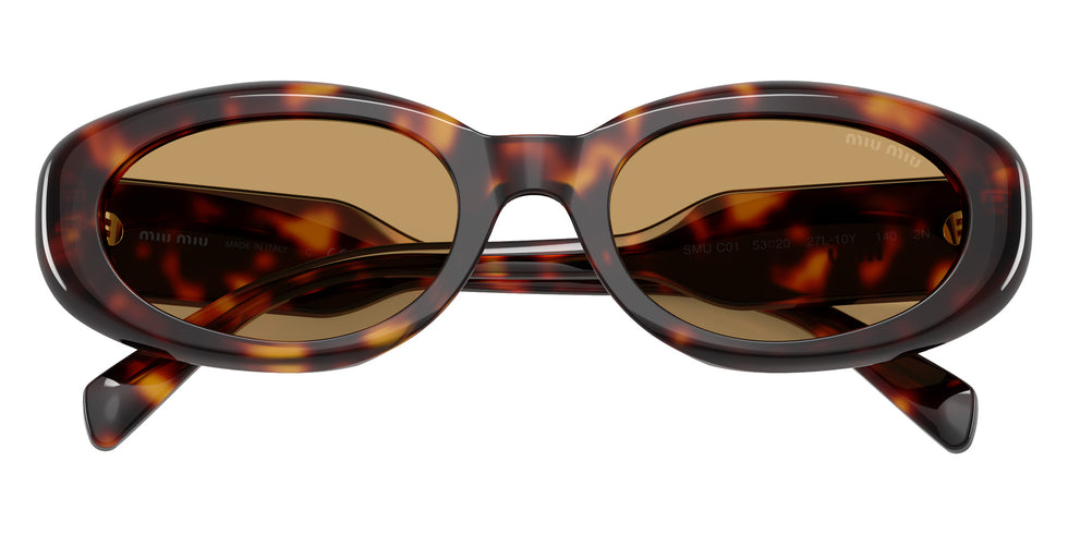 Miu Miu® MU C01S Sunglasses MU C01S 27L10Y 53 - Havana