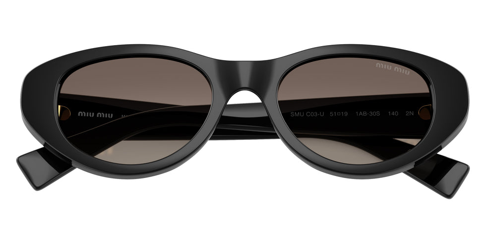 Miu Miu® MU C03SU Sunglasses MU C03SU 1AB30S 51 - Black