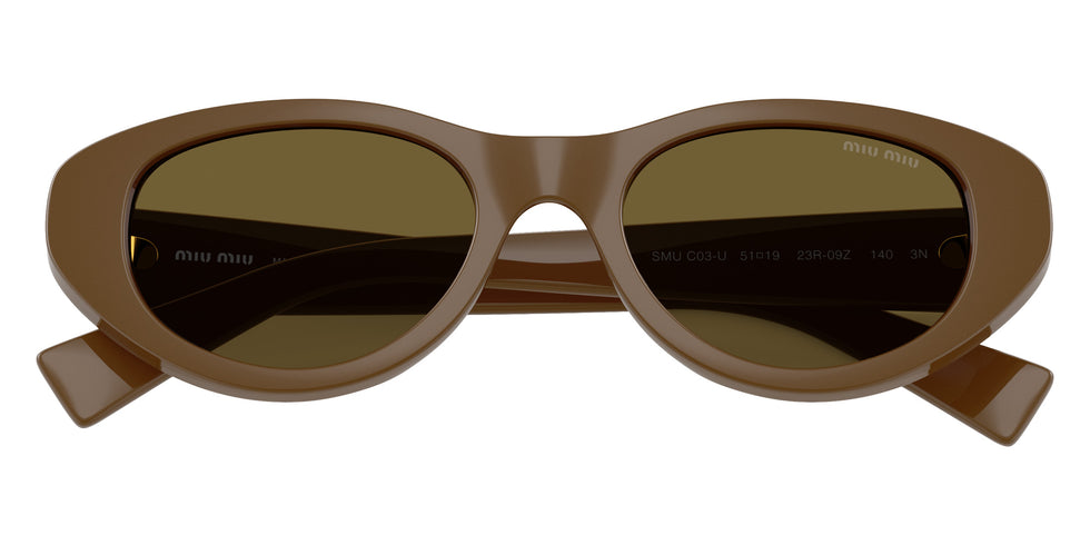 Miu Miu® MU C03SU Sunglasses MU C03SU 23R09Z 51 - Military Green