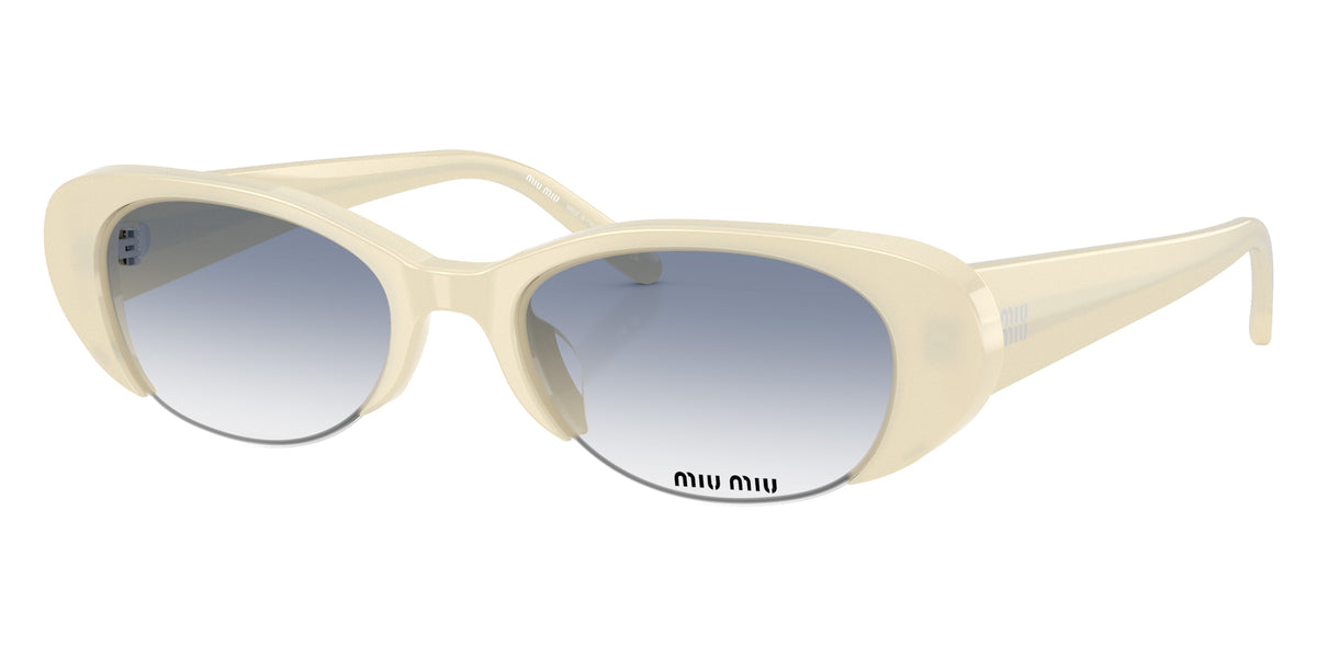 Miu Miu® MU C05SU Sunglasses MU C05SU 22Q80O 52 - Opal White