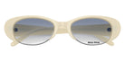 Miu Miu® MU C05SU Sunglasses MU C05SU 22Q80O 52 - Opal White