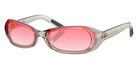 Miu Miu® MU C07SU Sunglasses MU C07SU 22T81E 62 - Transparent Grey