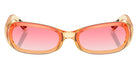 Miu Miu® MU C07SU Sunglasses MU C07SU 24S81E 62 - Transparent Yellow