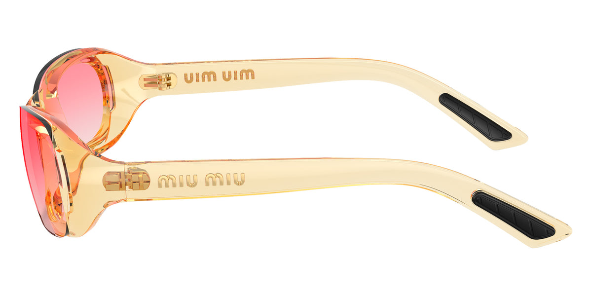 Miu Miu® MU C07SU Sunglasses MU C07SU 24S81E 62 - Transparent Yellow