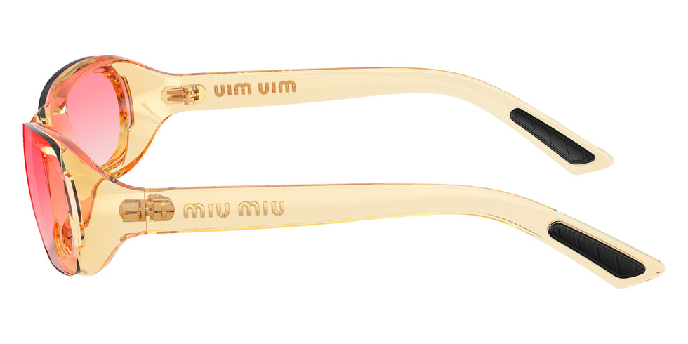 Miu Miu® MU C07SU Sunglasses MU C07SU 24S81E 62 - Transparent Yellow
