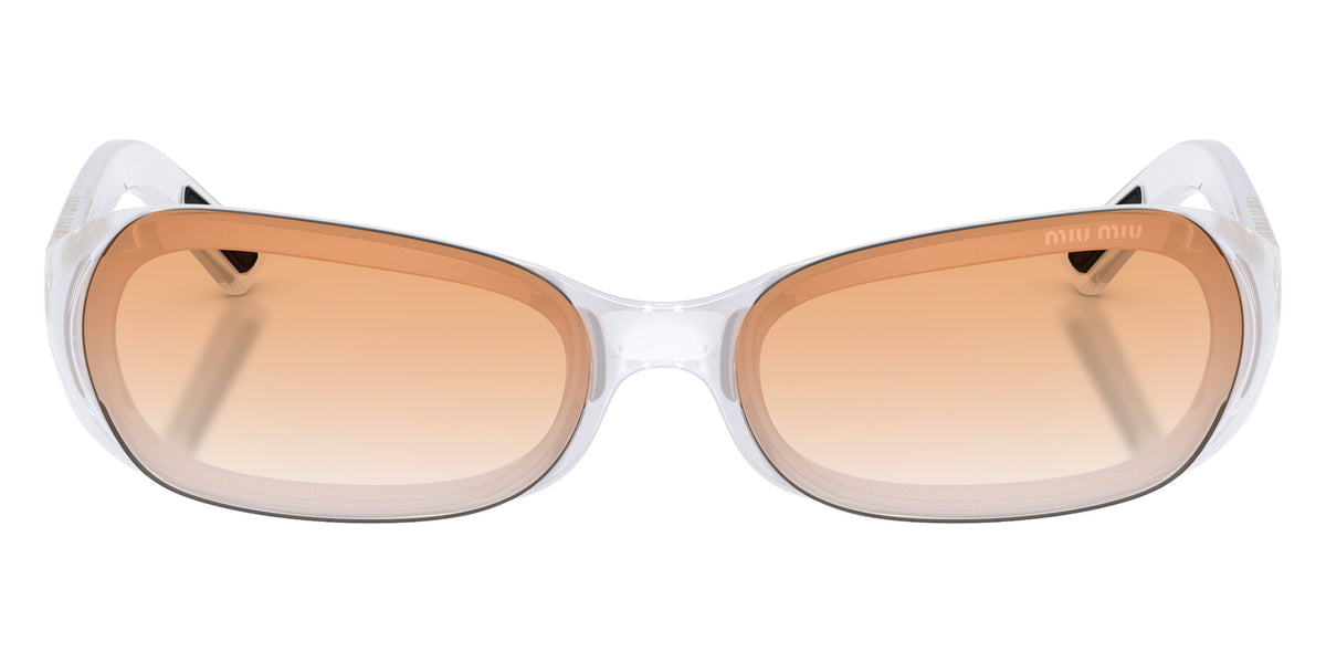 Miu Miu® MU C07SU Sunglasses MU C07SU 26S91E 62 - Transparent Blue