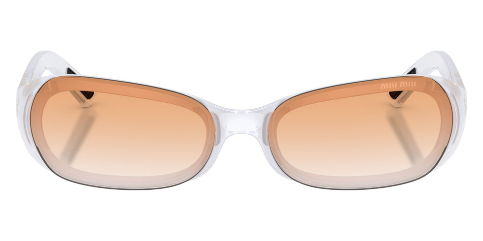 Miu Miu® MU C07SU Sunglasses MU C07SU 26S91E 62 - Transparent Blue