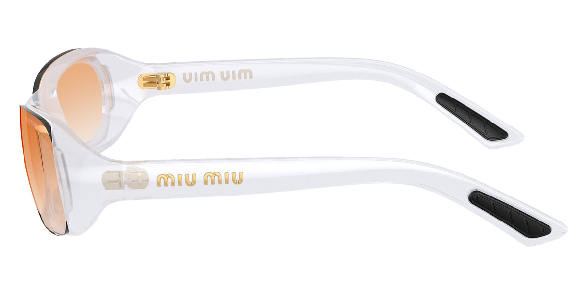 Miu Miu® MU C07SU Sunglasses MU C07SU 26S91E 62 - Transparent Blue