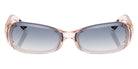 Miu Miu® MU C07SU Sunglasses MU C07SU 28S41G 62 - Transparent Pink