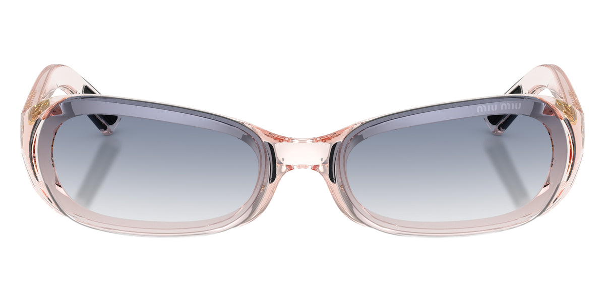 Miu Miu® MU C07SU Sunglasses MU C07SU 28S41G 62 - Transparent Pink