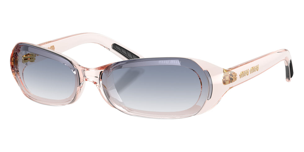 Miu Miu® MU C07SU Sunglasses MU C07SU 28S41G 62 - Transparent Pink