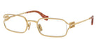 Miu Miu® MU C50S Sunglasses MU C50S 5AK10W 52 - Gold