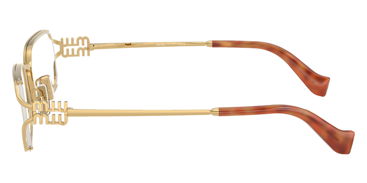 Miu Miu® MU C50S Sunglasses MU C50S 5AK10W 52 - Gold