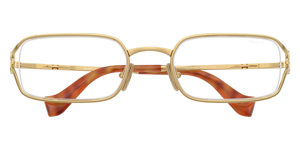 Miu Miu® MU C50S Sunglasses MU C50S 5AK10W 52 - Gold