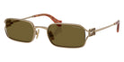 Miu Miu® MU C50S Sunglasses MU C50S 7OE09Z 52 - Old Gold