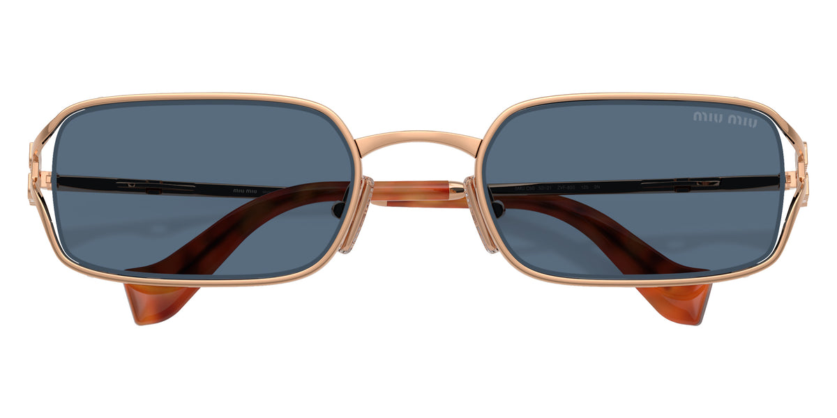Miu Miu® MU C50S Sunglasses MU C50S ZVF80S 52 - Rose Gold