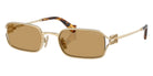Miu Miu® MU C50S Sunglasses MU C50S ZVN10Y 52 - Pale Gold
