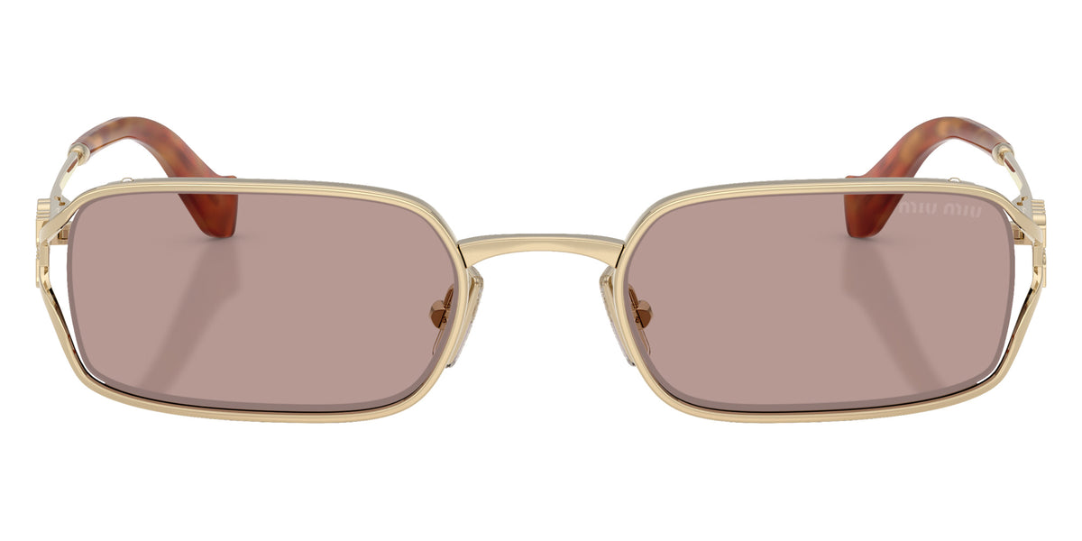 Miu Miu® MU C50S Sunglasses MU C50S ZVN20I 52 - Pale Gold