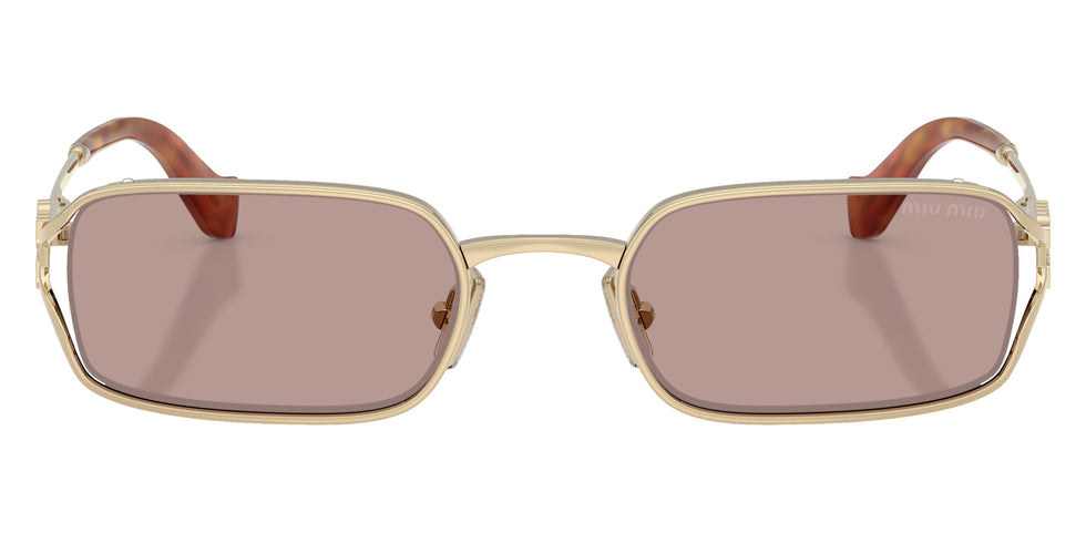 Miu Miu® MU C50S Sunglasses MU C50S ZVN20I 52 - Pale Gold
