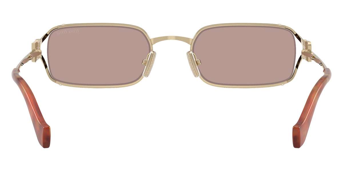 Miu Miu® MU C50S Sunglasses MU C50S ZVN20I 52 - Pale Gold