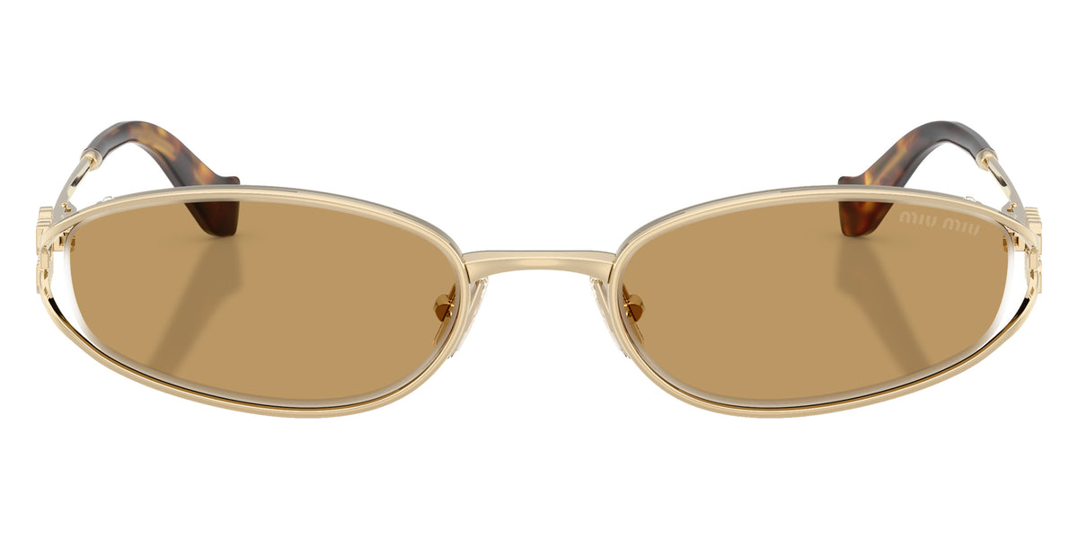 Miu Miu® MU C51S Sunglasses MU C51S ZVN10Y 54 - Pale Gold