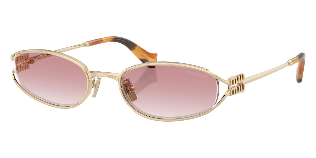 Miu Miu® MU C51S Sunglasses MU C51S ZVN70O 54 - Pale Gold
