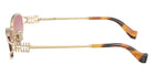Miu Miu® MU C51S Sunglasses MU C51S ZVN70O 54 - Pale Gold