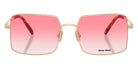Miu Miu® MU C53S Sunglasses MU C53S ZVN81E 59 - Pale Gold