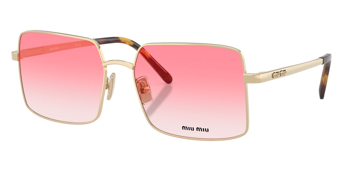 Miu Miu® MU C53S Sunglasses MU C53S ZVN81E 59 - Pale Gold