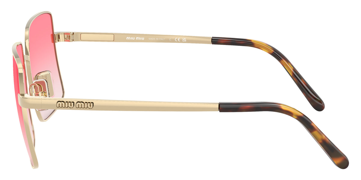 Miu Miu® MU C53S Sunglasses MU C53S ZVN81E 59 - Pale Gold