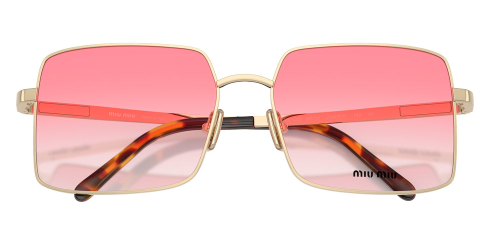 Miu Miu® MU C53S Sunglasses MU C53S ZVN81E 59 - Pale Gold