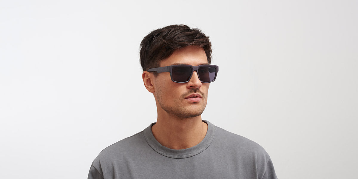 Mykita® MUSK MYK MUSK MD35 Slate Grey / Cool Grey Solid 58 - MD35 Slate Grey / Cool Grey Solid Sunglasses
