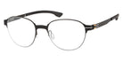Ic! Berlin® MUYAN ICB MUYAN BLACK 51 - Black Eyeglasses