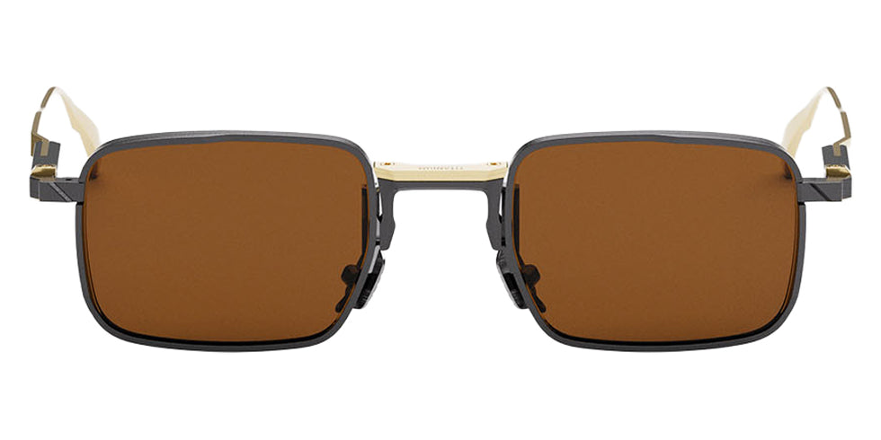 Movitra® Apex 12 MVT APEX 12 BRUSHED LIGHT GOLD METAL POLISHED LIGHT GOLD METAL 56 Sunglasses - Brushed Light Gold Metal & Polished Light Gold Metal