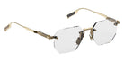 Movitra® Sine 01 MVT SINE 01 BRUSHED ANTIQUE GUN METAL POLISHED LIGHT GOLD METAL 52 Eyeglasses - Brushed Antique Gun Metal & Polished Light Gold Metal