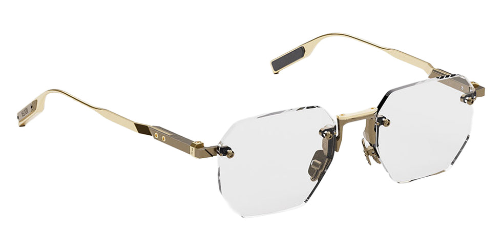 Movitra® Sine 01 MVT SINE 01 BRUSHED ANTIQUE GUN METAL POLISHED LIGHT GOLD METAL 52 Eyeglasses - Brushed Antique Gun Metal & Polished Light Gold Metal