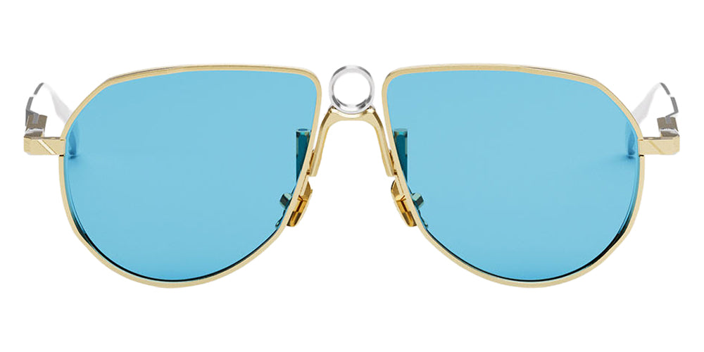 Movitra® Sine 01 Sun MVT SINE 01 SUN BRUSHED GUN METAL POLISHED ROSE GOLD METAL 52 Sunglasses - Brushed Gun Metal & Polished Rose Gold Metal