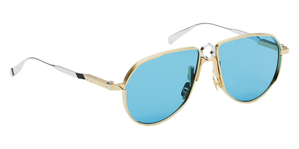 Movitra® Sine 01 Sun MVT SINE 01 SUN BRUSHED GUN METAL POLISHED ROSE GOLD METAL 52 Sunglasses - Brushed Gun Metal & Polished Rose Gold Metal