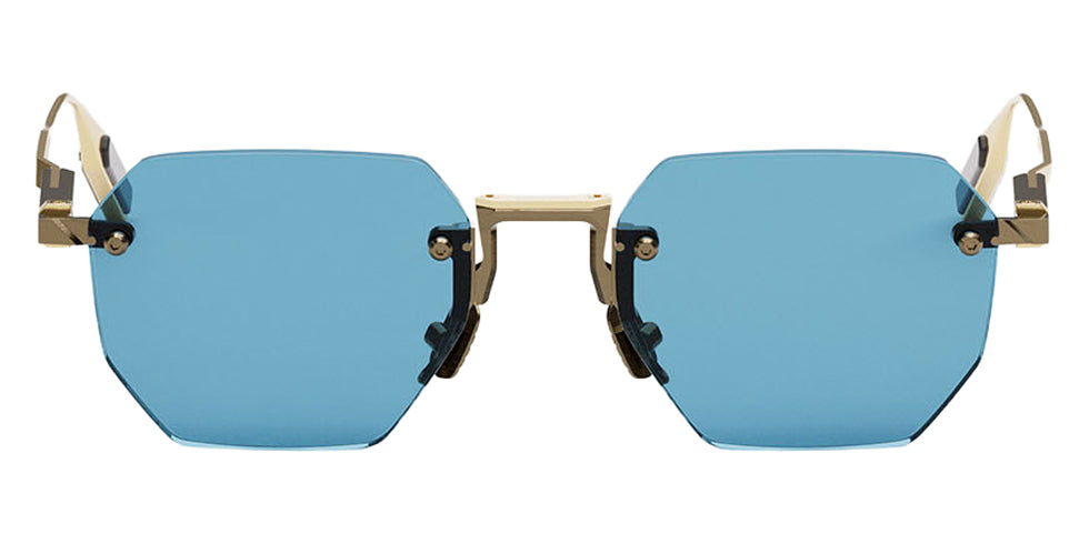 Movitra® Sine 01 Sun MVT SINE 01 SUN BRUSHED ANTIQUE GUN METAL POLISHED LIGHT GOLD METAL 52 Sunglasses - Brushed Antique Gun Metal & Polished Light Gold Metal
