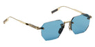 Movitra® Sine 01 Sun MVT SINE 01 SUN BRUSHED ANTIQUE GUN METAL POLISHED LIGHT GOLD METAL 52 Sunglasses - Brushed Antique Gun Metal & Polished Light Gold Metal